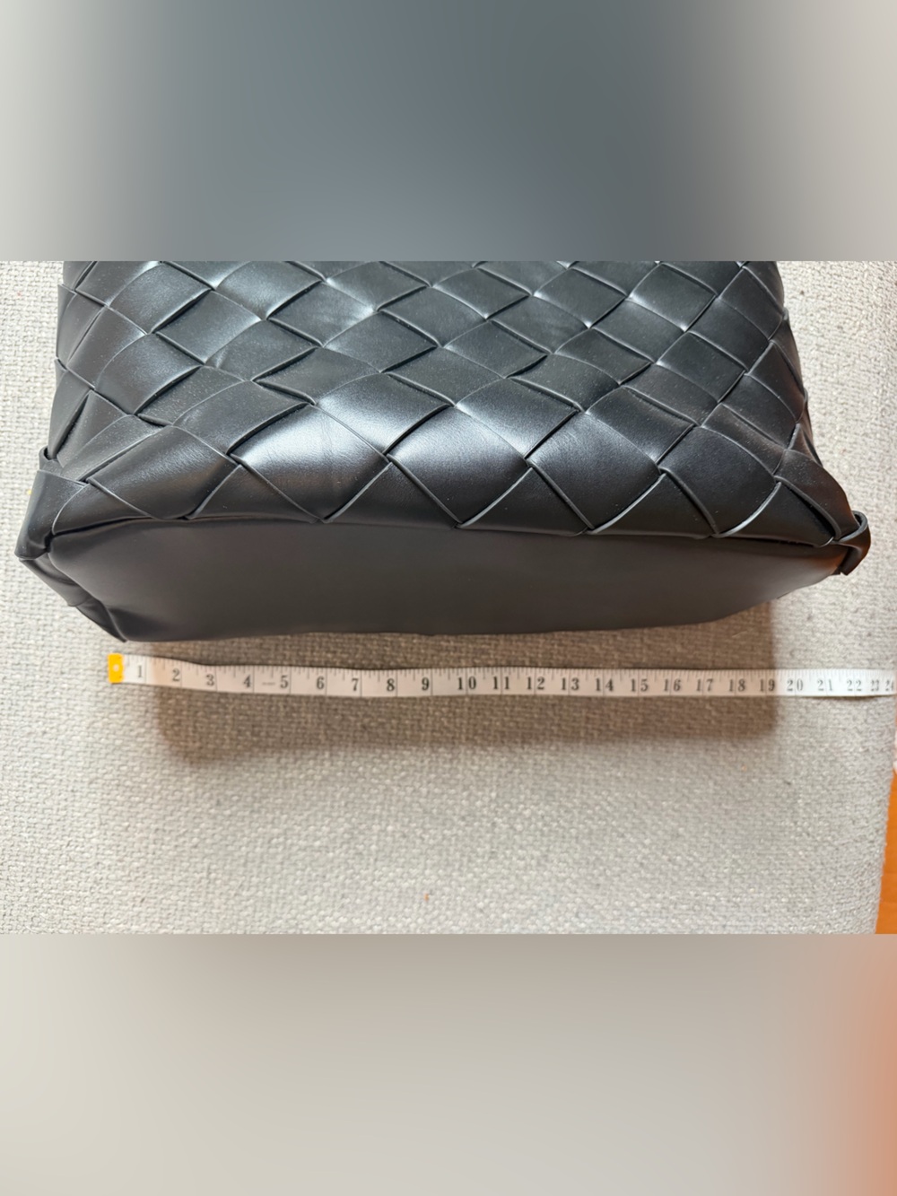 Brand New w/ Tag! Simons Braided Tote – Strong, Chic & Spacious! 🖤 - Picture 9 of 11